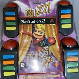 Playstation 2 Buzz The Mega Quiz Game